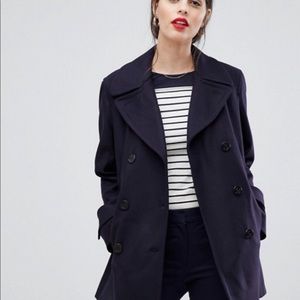 French Connection Navy Peacoat-NWT